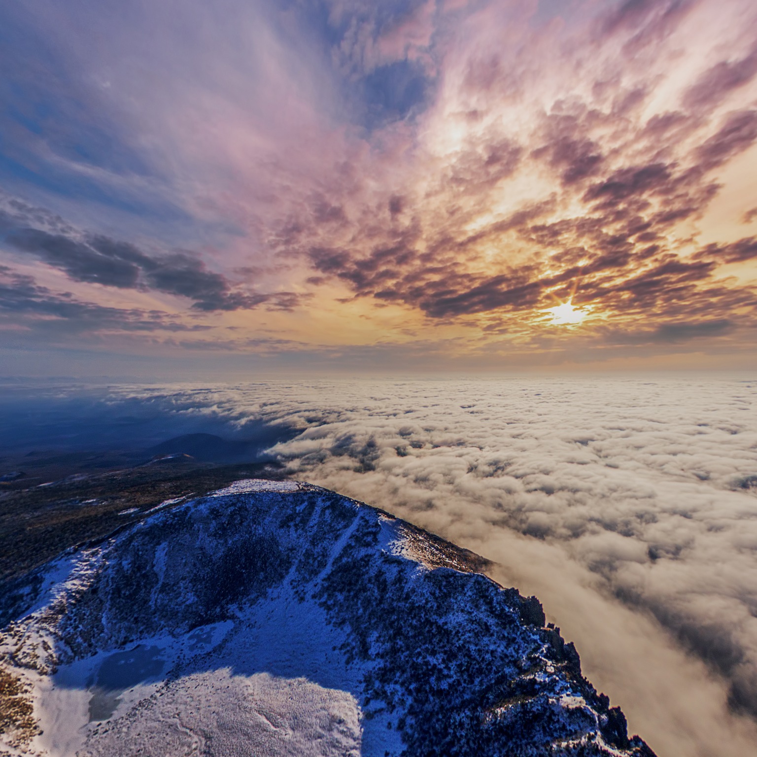SKY] 한라산 백록담