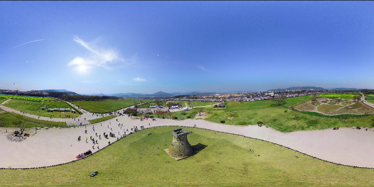 항공] 경주 첨성대